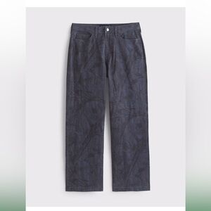Abercrombie Baggy Pants Blue Camo 31x32